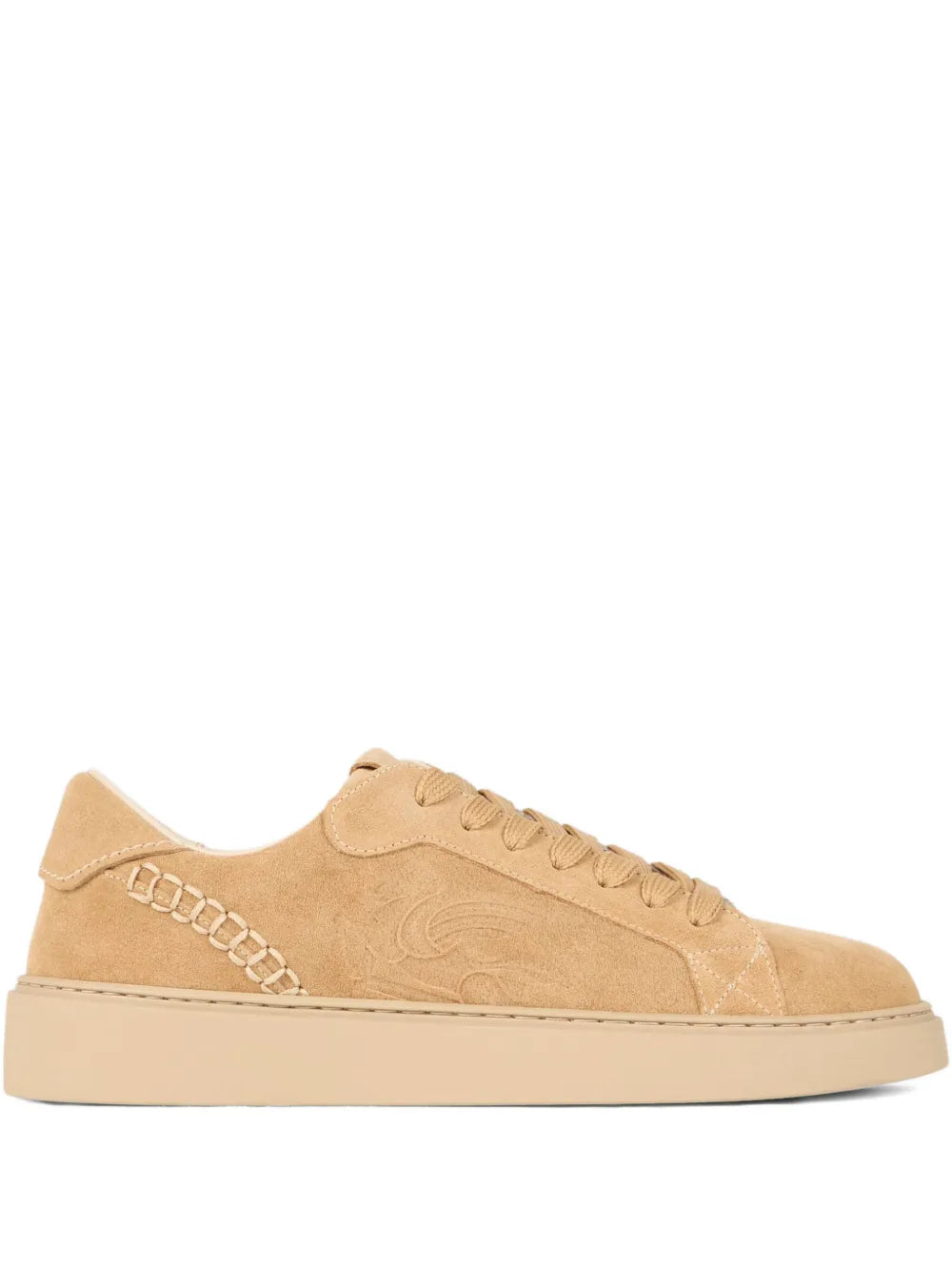 Etro Embroidered Suede Sneakers