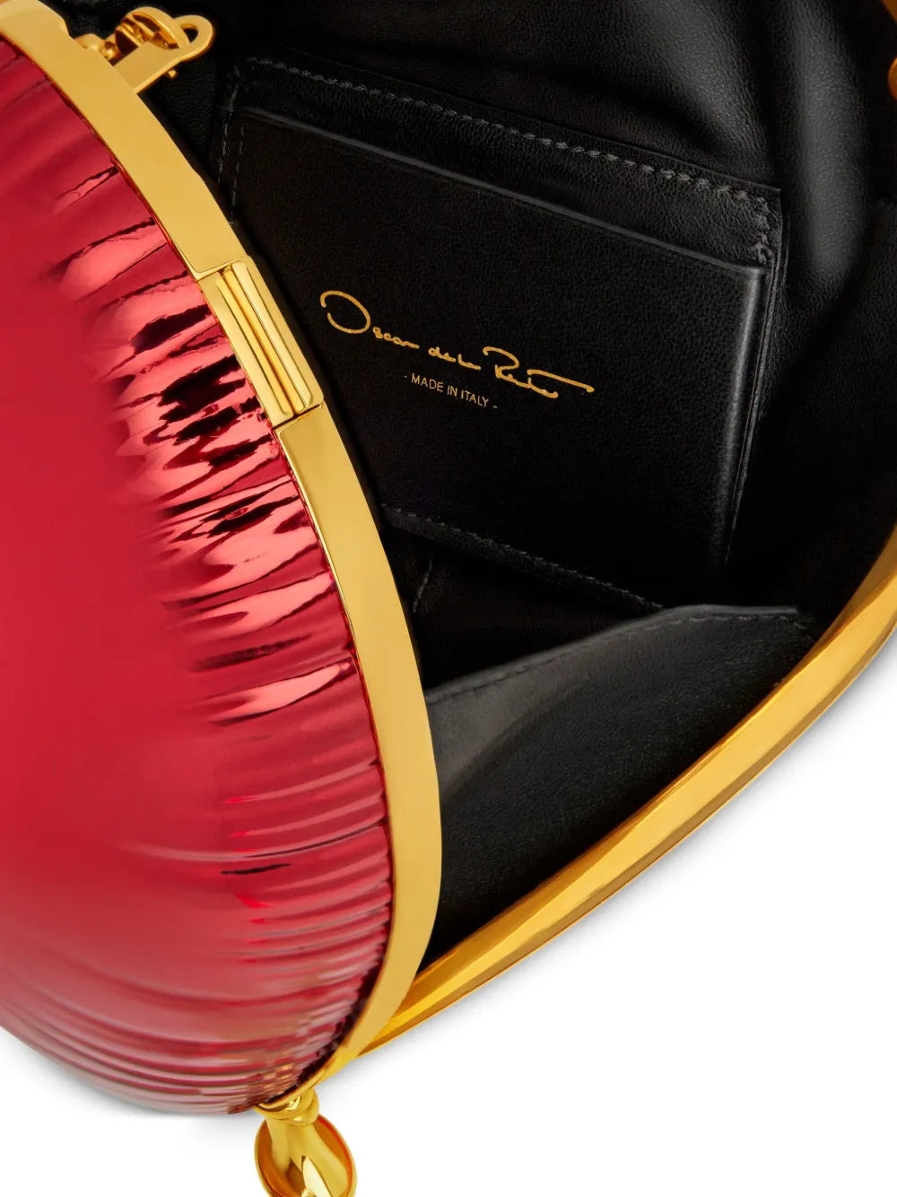 Oscar de la RentaHeart Balloon clutch bag