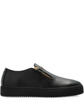 Giuseppe Zanotti Zip-Detail Leather Sneakers