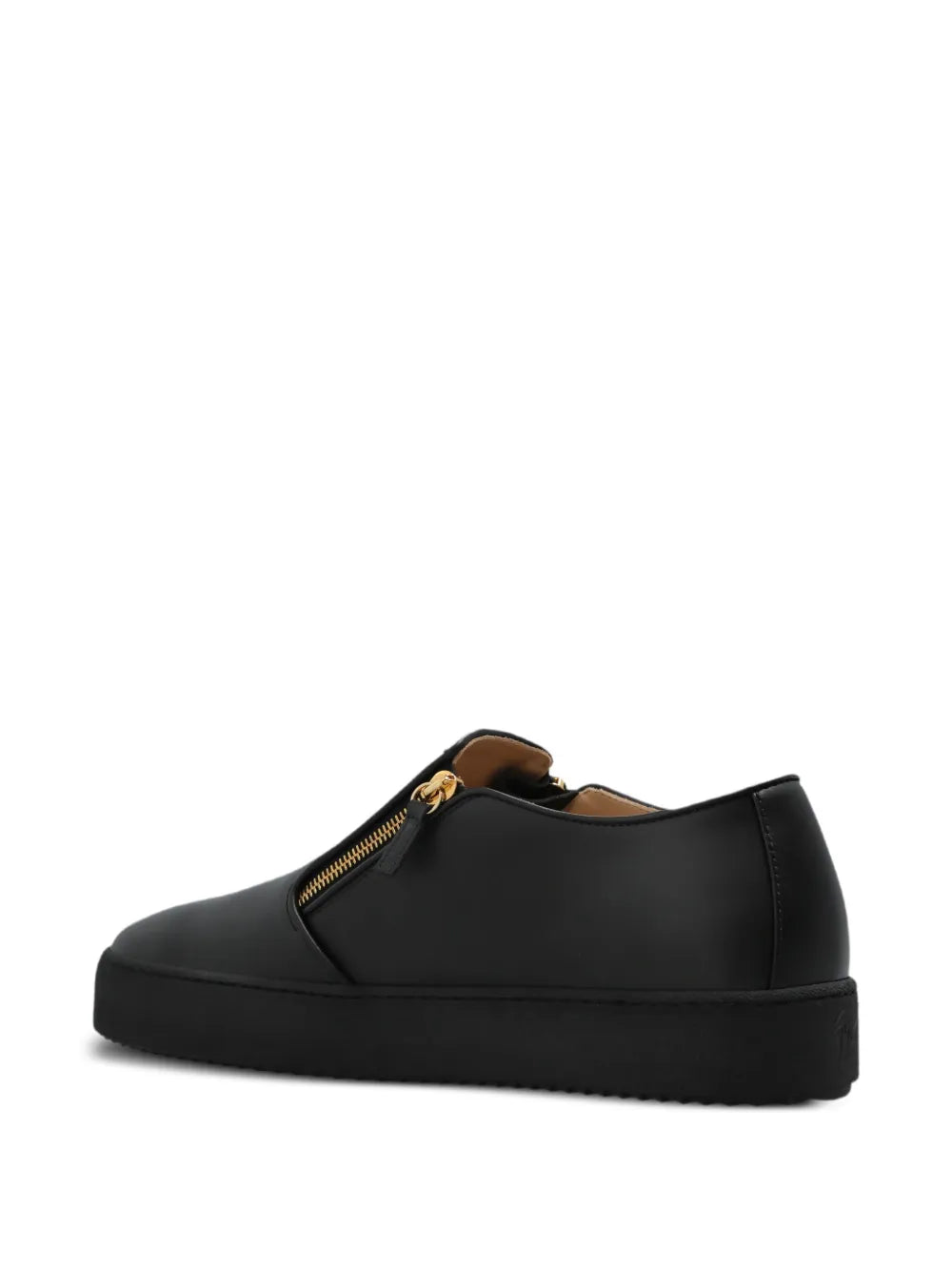 Giuseppe Zanotti Zip-Detail Leather Sneakers