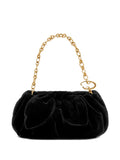 Oscar de la Rentamini Velvet Bow clutch bag
