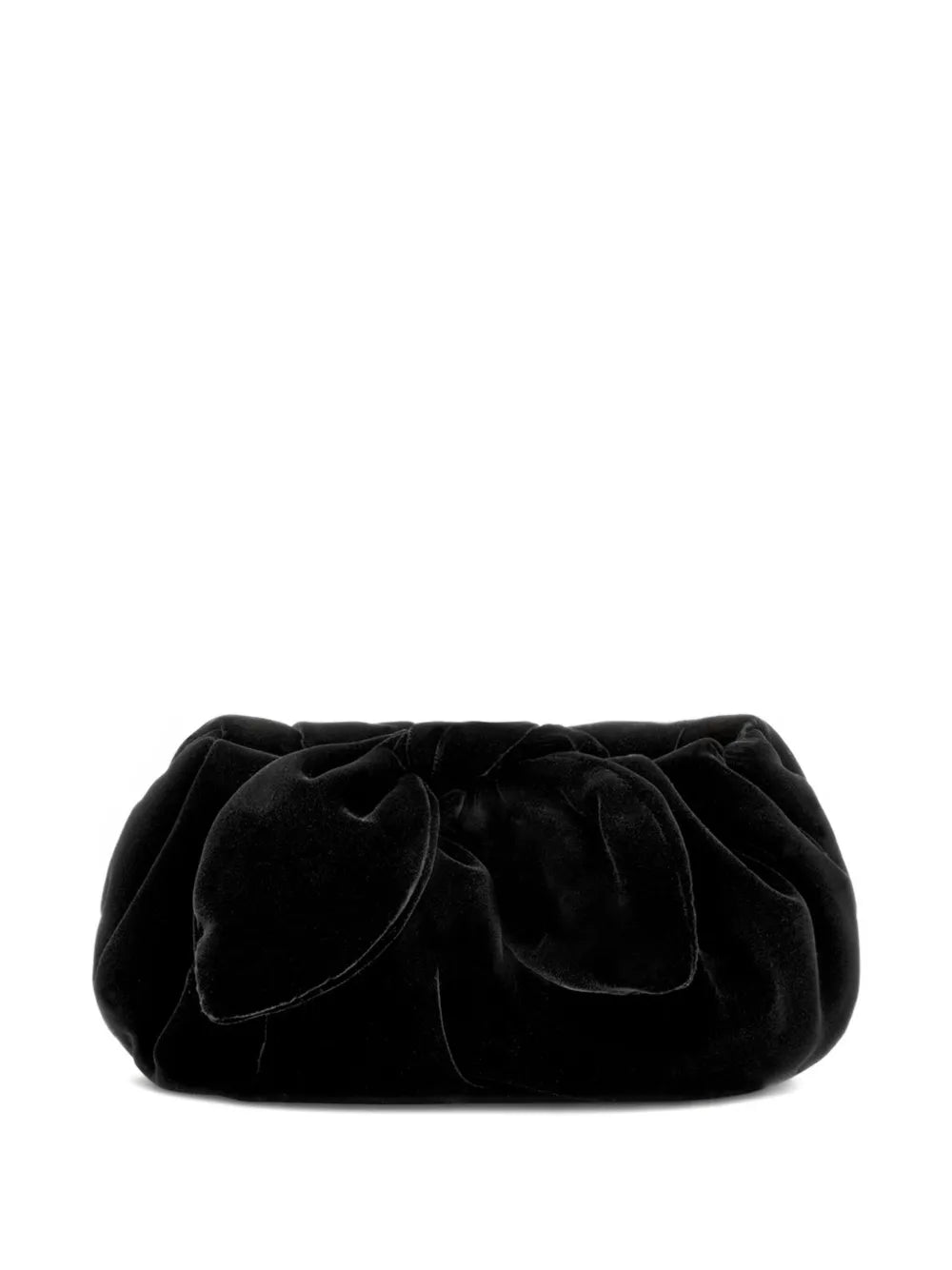 Oscar de la Rentamini Velvet Bow clutch bag