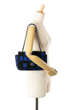 Pre-OwnedCHANEL Pre-Owned2013-2014 Medium Jersey Grid Single Flap shoulder bag