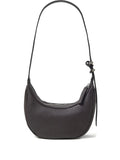Pesericopebble-textured zip-fastening shoulder bag