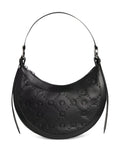 Marine Serreembossed-logo pattern handbag