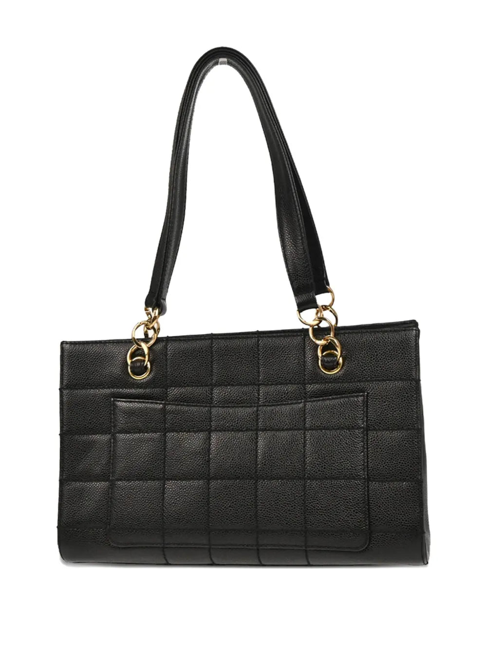 Pre-OwnedCHANEL Pre-Owned2002 medium Wild Stitch Choco Bar tote bag