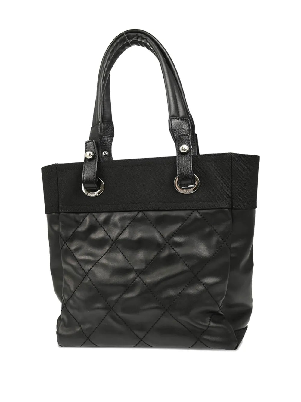 Pre-OwnedCHANEL Pre-Owned2013 Paris-Biarritz PM Diamond-quilting tote bag