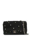 Pre-OwnedCHANEL Pre-Owned2014 pearl-shearling shoulder bag