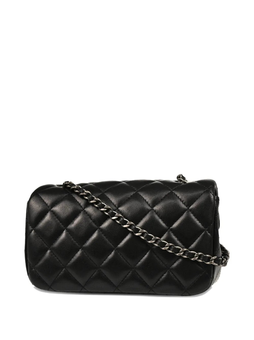Pre-OwnedCHANEL Pre-Owned2014 diamond-quilted leather-chain shoulder bag