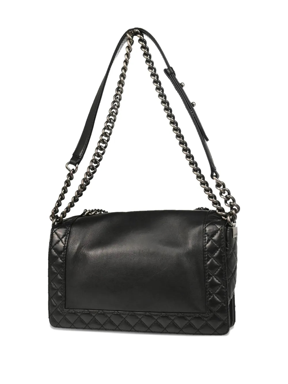 Pre-OwnedCHANEL Pre-Owned2014 medium Boy Reverso Chanel quilted lambskin shoulder bag