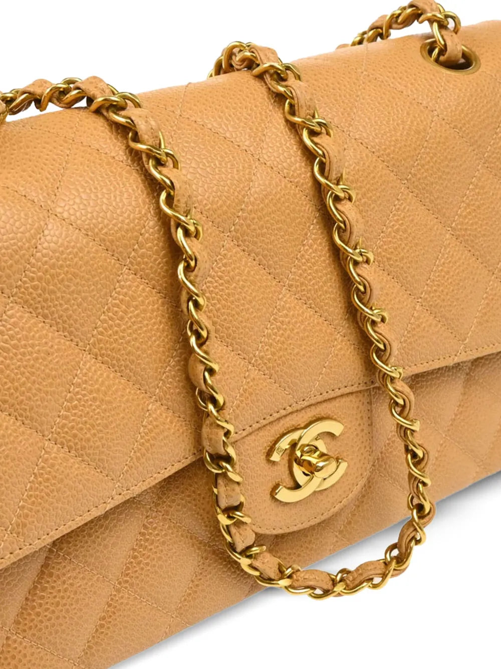 Pre-OwnedCHANEL Pre-Owned1995 medium Double Flap leather shoulder bag