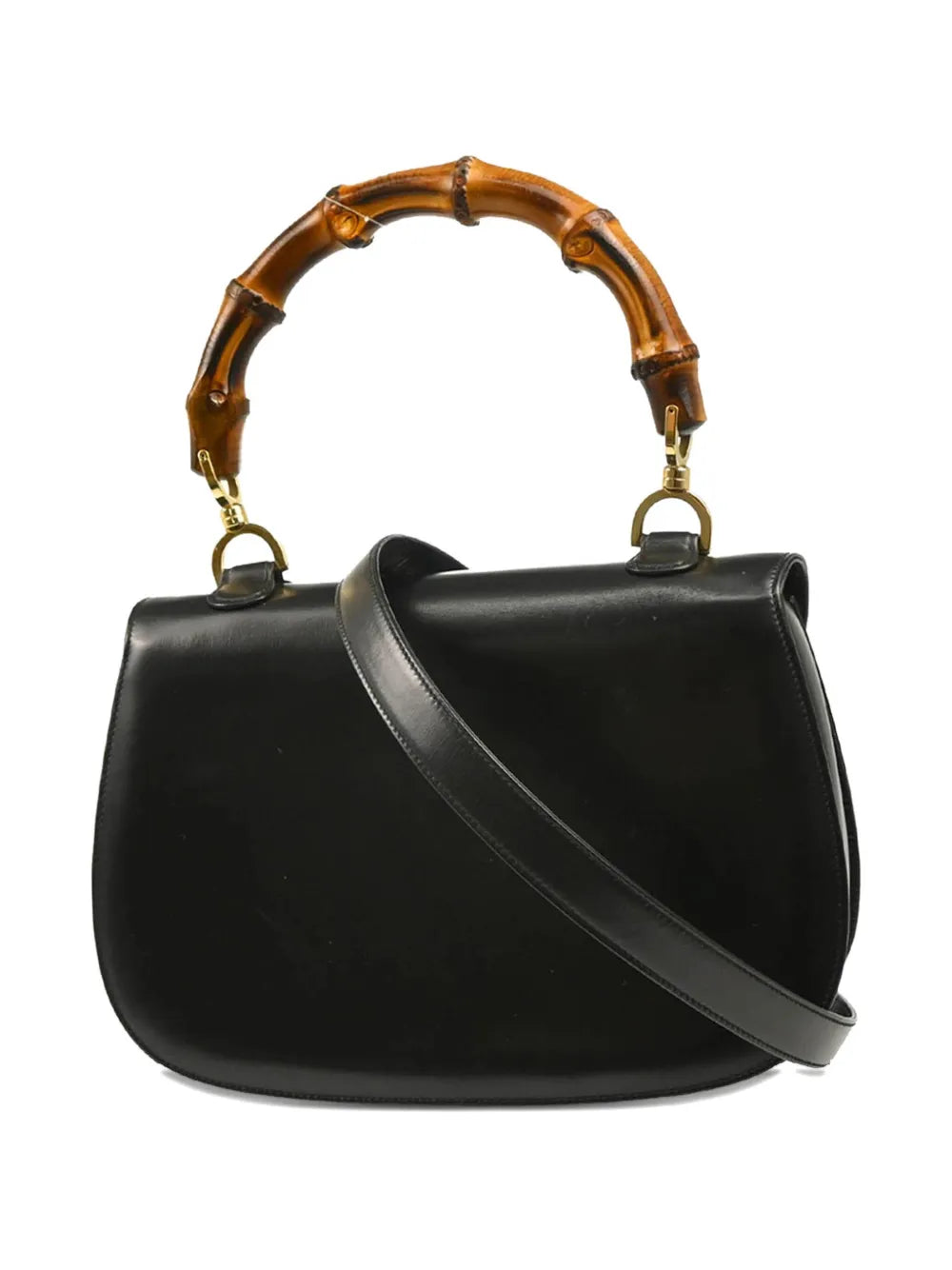 Pre-OwnedGucci Pre-Owned1990s bamboo leather handbag
