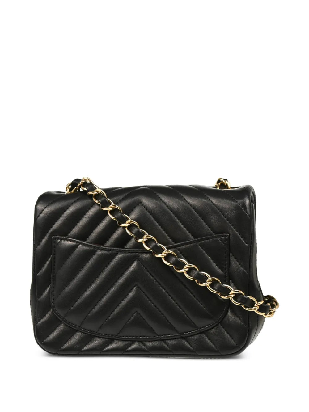 Pre-OwnedCHANEL Pre-Owned2016 mini Classic Square Flap 17 shoulder bag