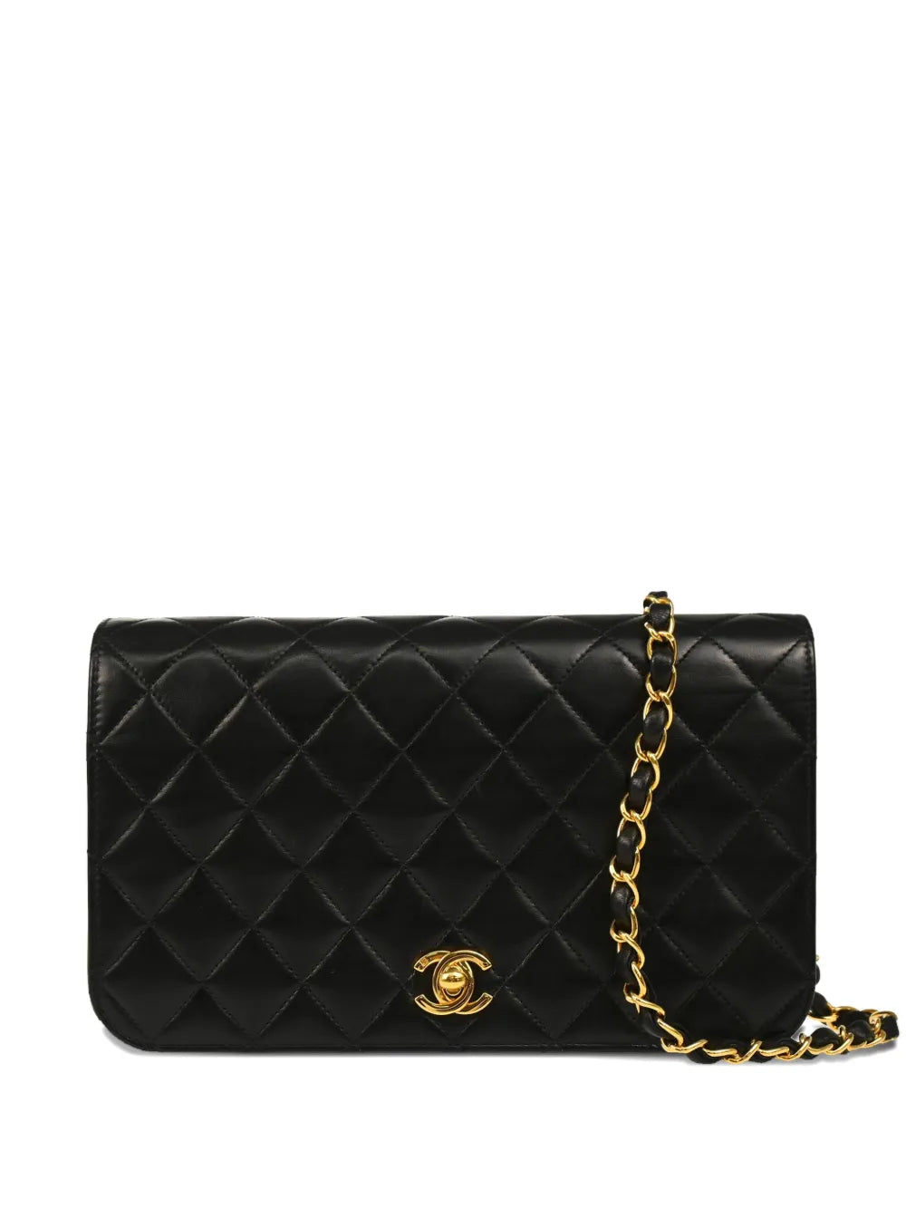 Pre-OwnedCHANEL Pre-Owned2002 diamond quilted full flap shoulder bag