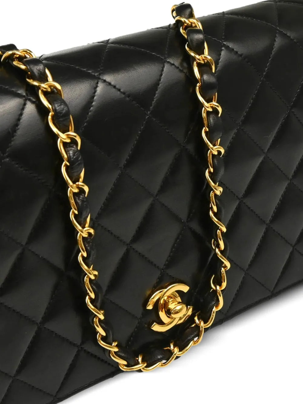 Pre-OwnedCHANEL Pre-Owned2002 diamond quilted full flap shoulder bag