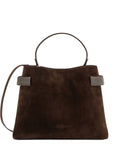 Brunello CucinelliEssence suede beaded shoulder bag