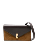 Polo Ralph Laurenleather suede clutch bag