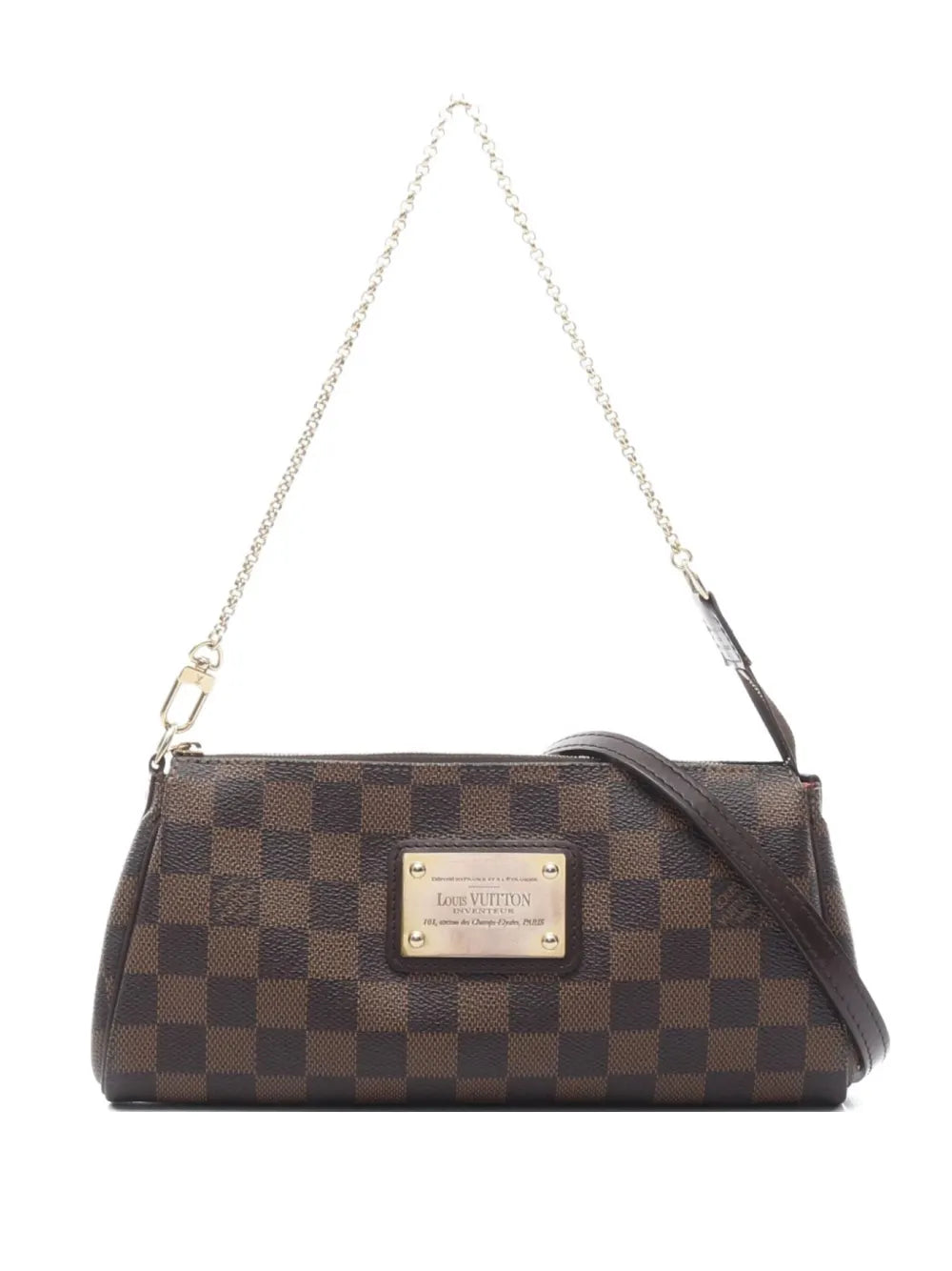 Pre-OwnedLouis Vuitton Pre-Owned2010 Eva Damier Ebe-canvas shoulder bag
