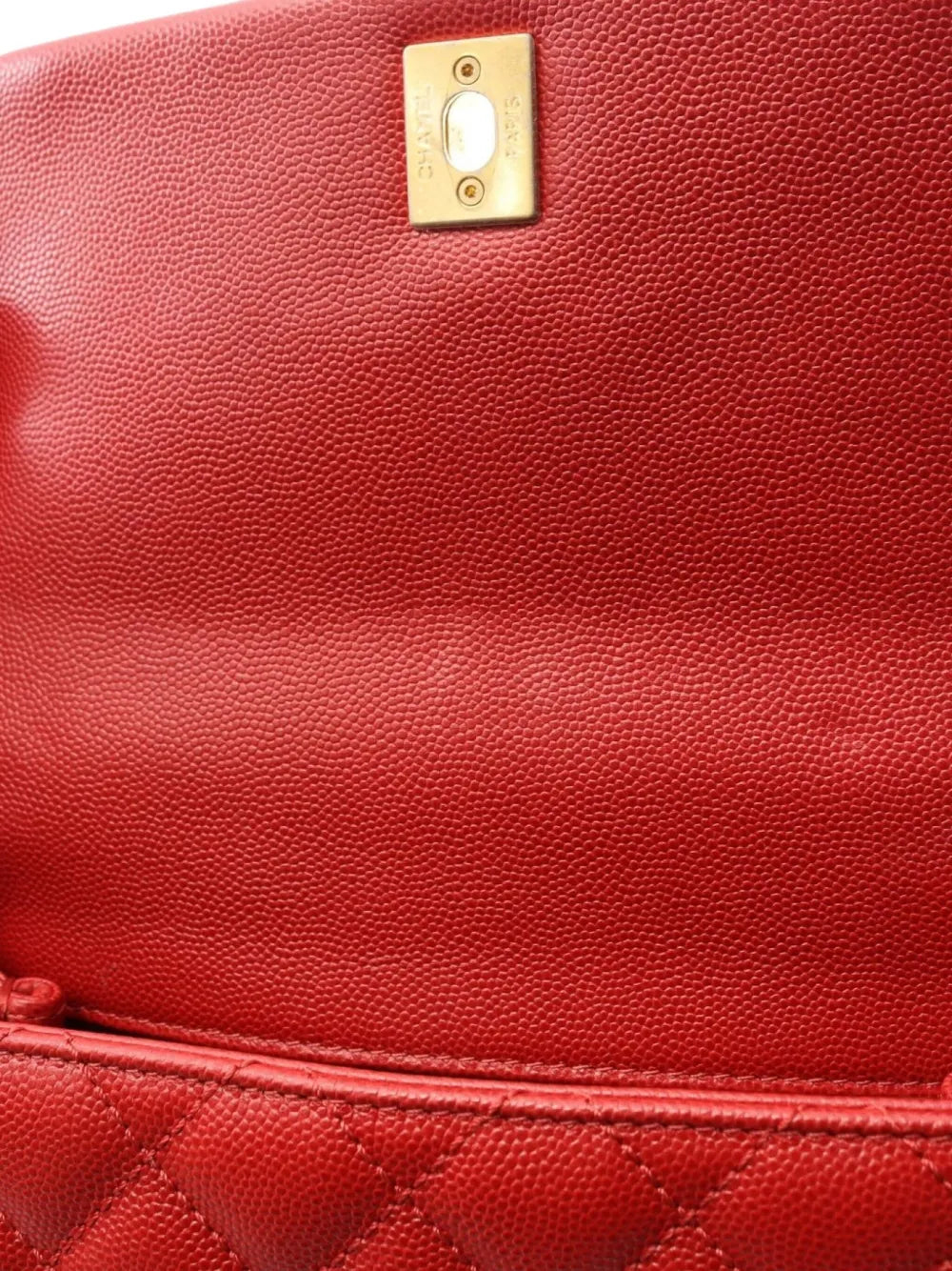 Pre-OwnedCHANEL Pre-Owned2017-2018 Coco Handle leather shoulder bag