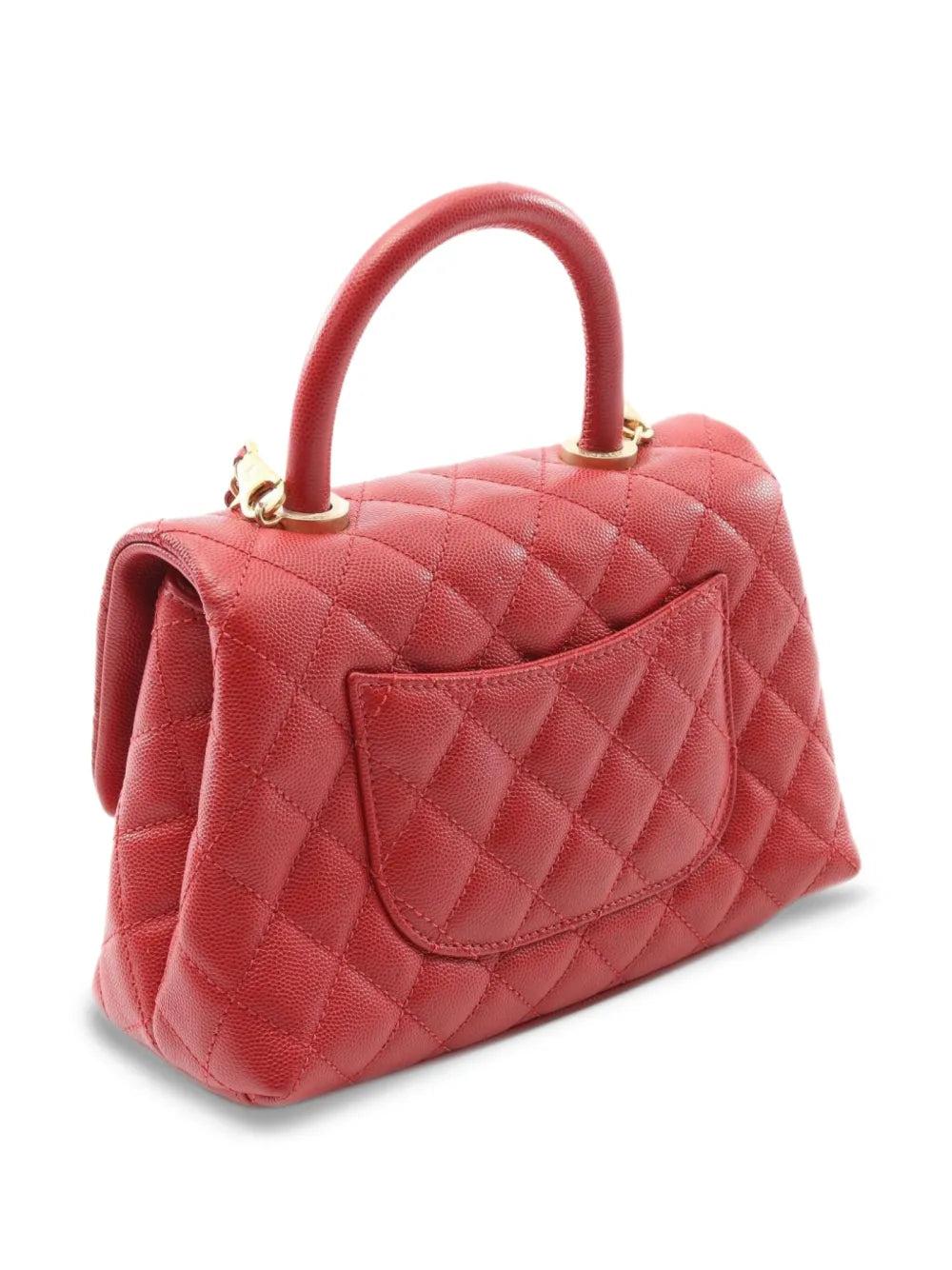Pre-OwnedCHANEL Pre-Owned2017-2018 Coco Handle leather shoulder bag
