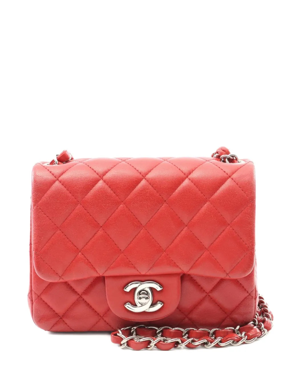 Pre-OwnedCHANEL Pre-Owned2013-2014 mini Classic Flap matelassé chain shoulder bag