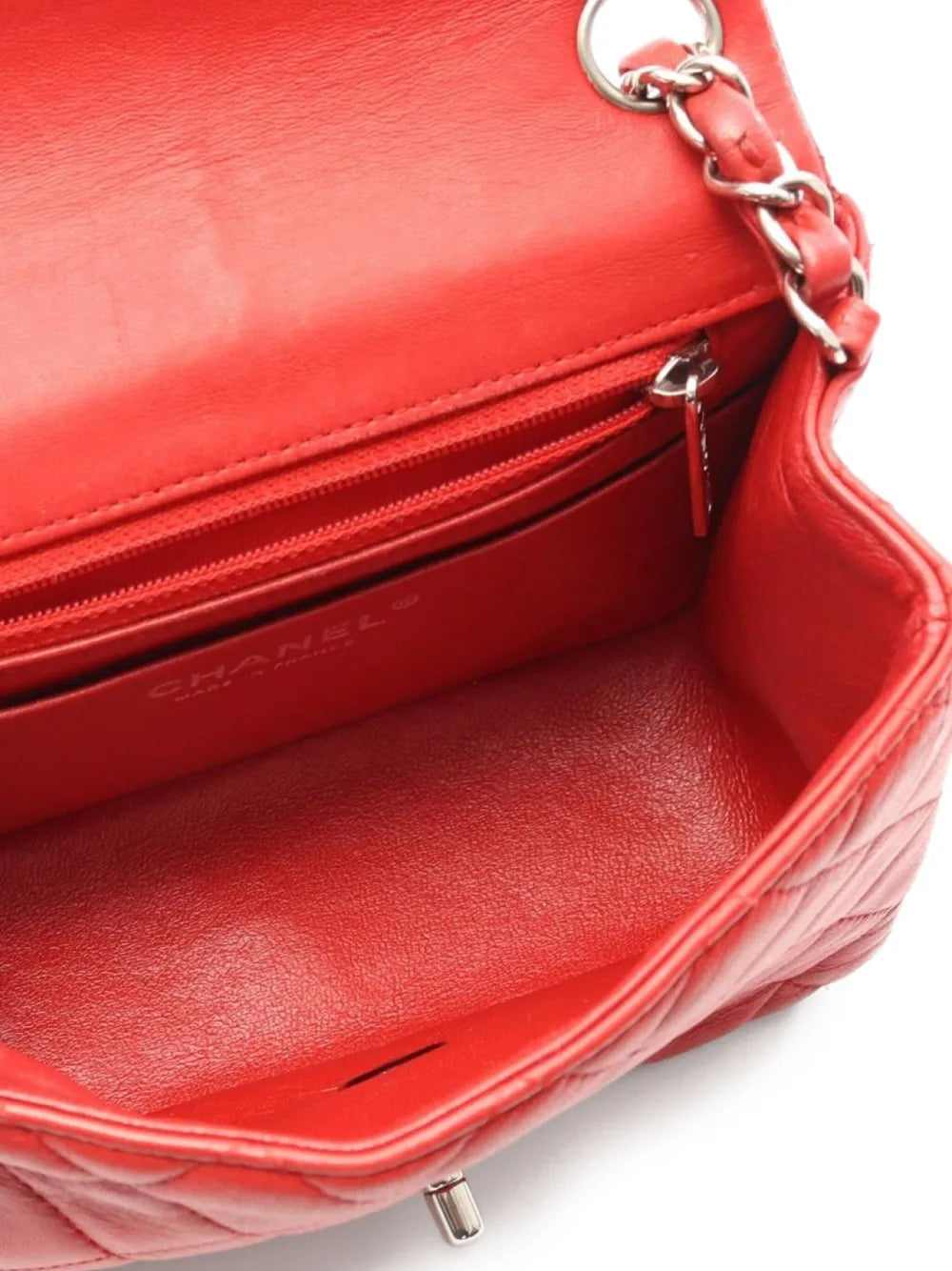 Pre-OwnedCHANEL Pre-Owned2013-2014 mini Classic Flap matelassé chain shoulder bag