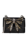 Kurt Geiger Londonsmall Bow Shoreditch leather cross body bag