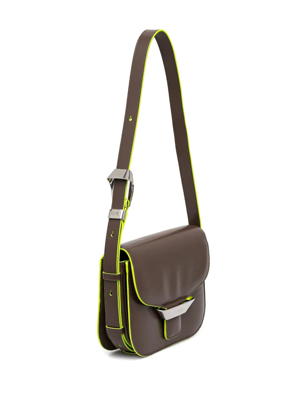 KenzoRibbon leather flap bag