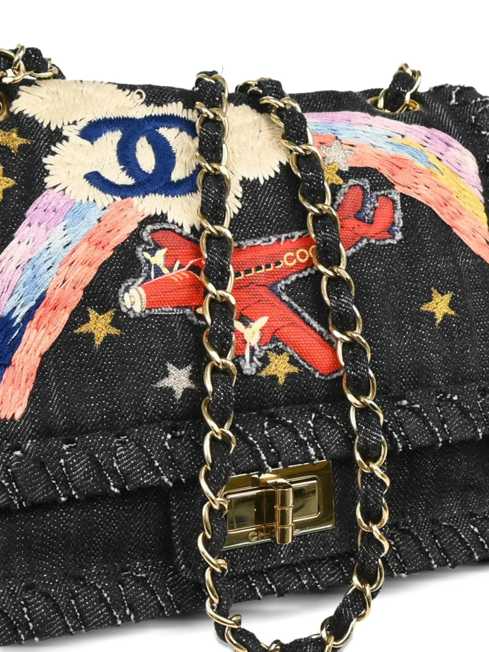 Pre-OwnedCHANEL Pre-Owned2006 Night Flight Reissue 2.55 Flap shoulder bag