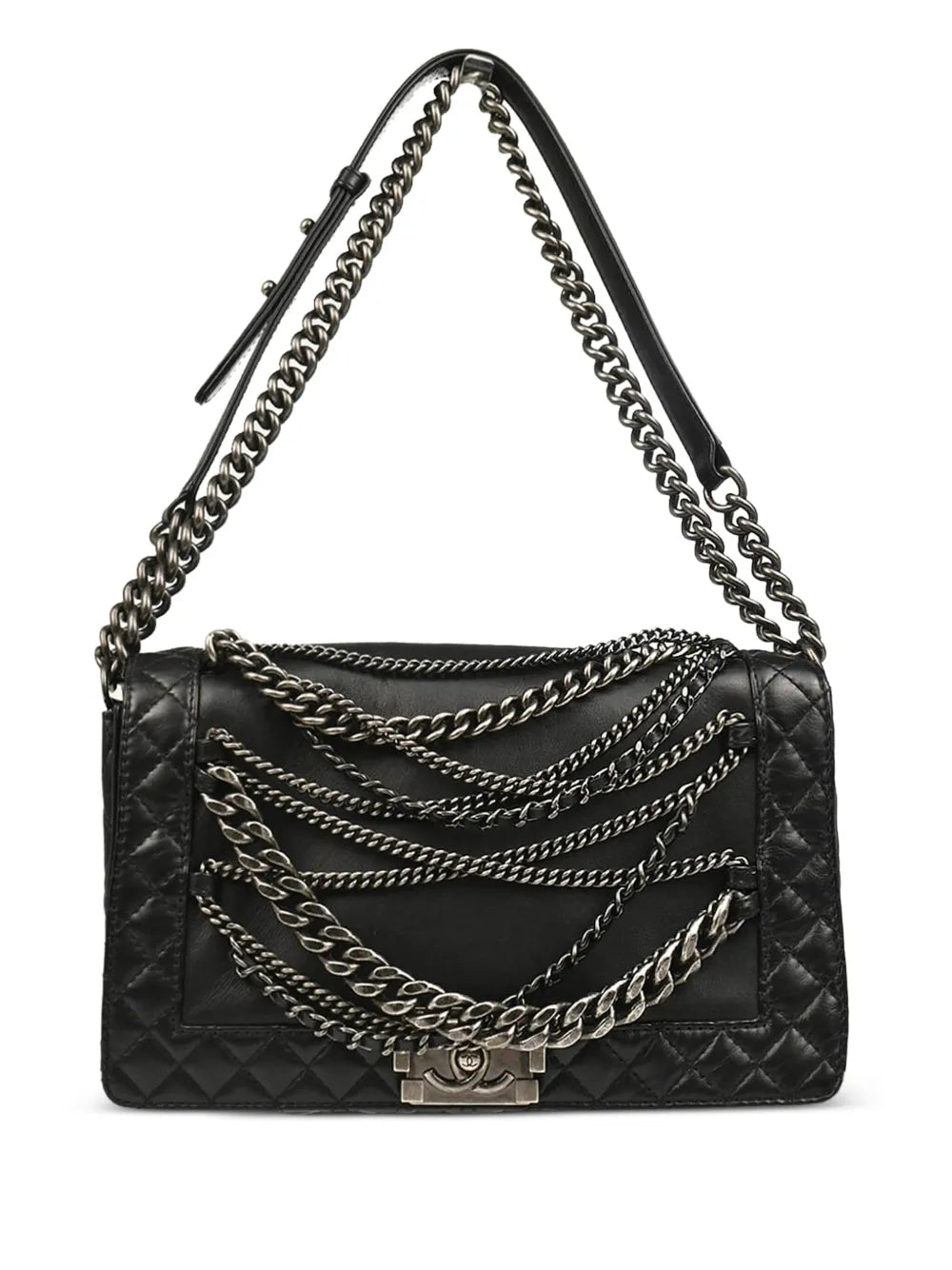 Pre-OwnedCHANEL Pre-Owned2014 medium Boy Reverso New shoulder bag