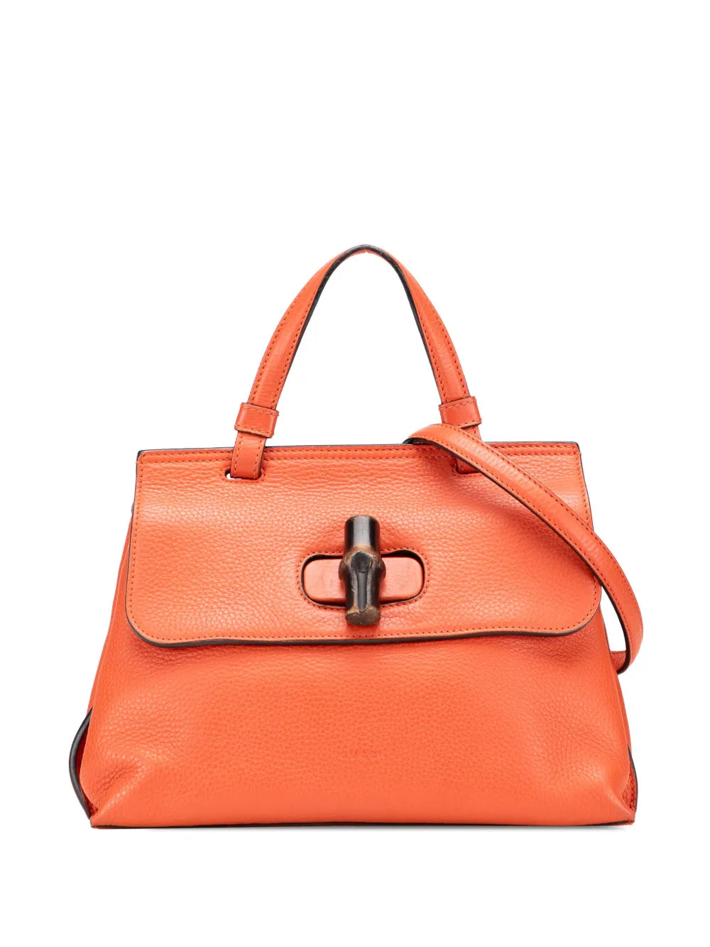 Pre-OwnedGucci Pre-Owned2000-2015 Small Leather Bamboo Daily satchel
