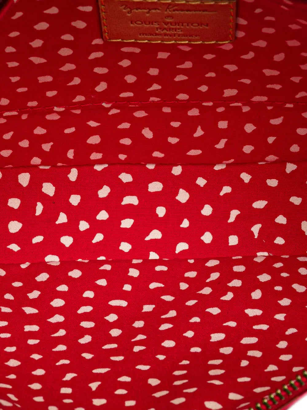 Pre-OwnedLouis Vuitton Pre-Owned2012 Yayoi Kusama Monogram Vernis Dots Infinity Pochette Accessoires shoulder bag