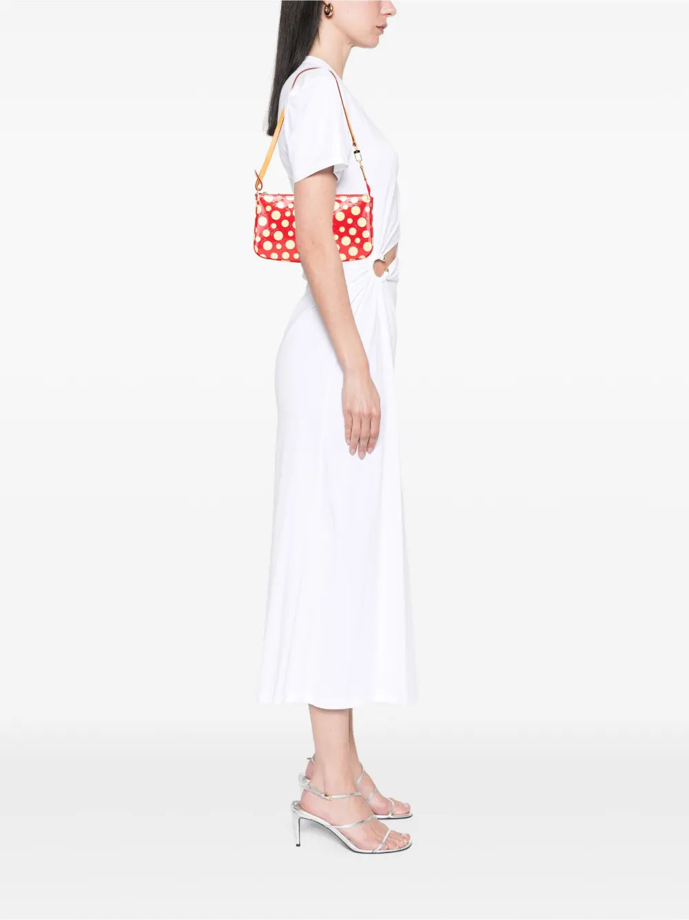 Pre-OwnedLouis Vuitton Pre-Owned2012 Yayoi Kusama Monogram Vernis Dots Infinity Pochette Accessoires shoulder bag