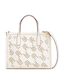 Tommy HilfigerCity TH cut-out pattern tote bag