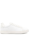 Emporio Armani Leather-Panelled Lace-Up Sneakers