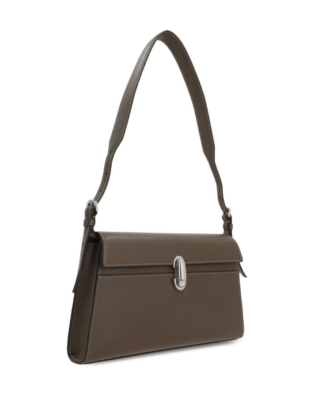 Savette turn-lock flap shoulder bag