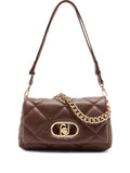 LIU JOmedium LaPuffy quilted chain-strap cross body bag