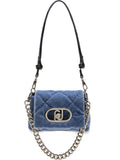 LIU JOsmall LaPuffy quilted shoulder bag