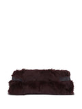 Brunello Cucinellishearling-trimmed clutch bag