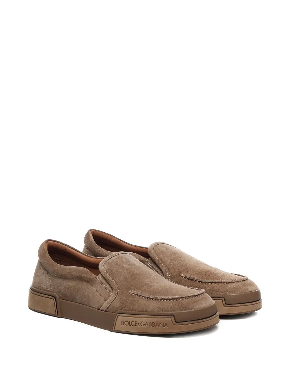 Dolce & Gabbana Suede Slip-On Sneakers
