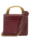 Roberto Cavallisnake-embellished top-handle shoulder bag