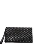 Karl Lagerfeldcrystal-embellished clutch bag