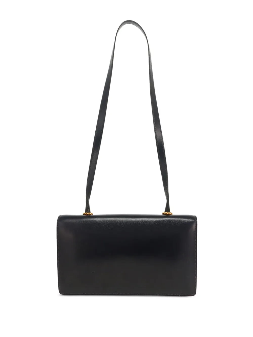 Pre-OwnedHermre-Ownedleather flap-closure shoulder bag