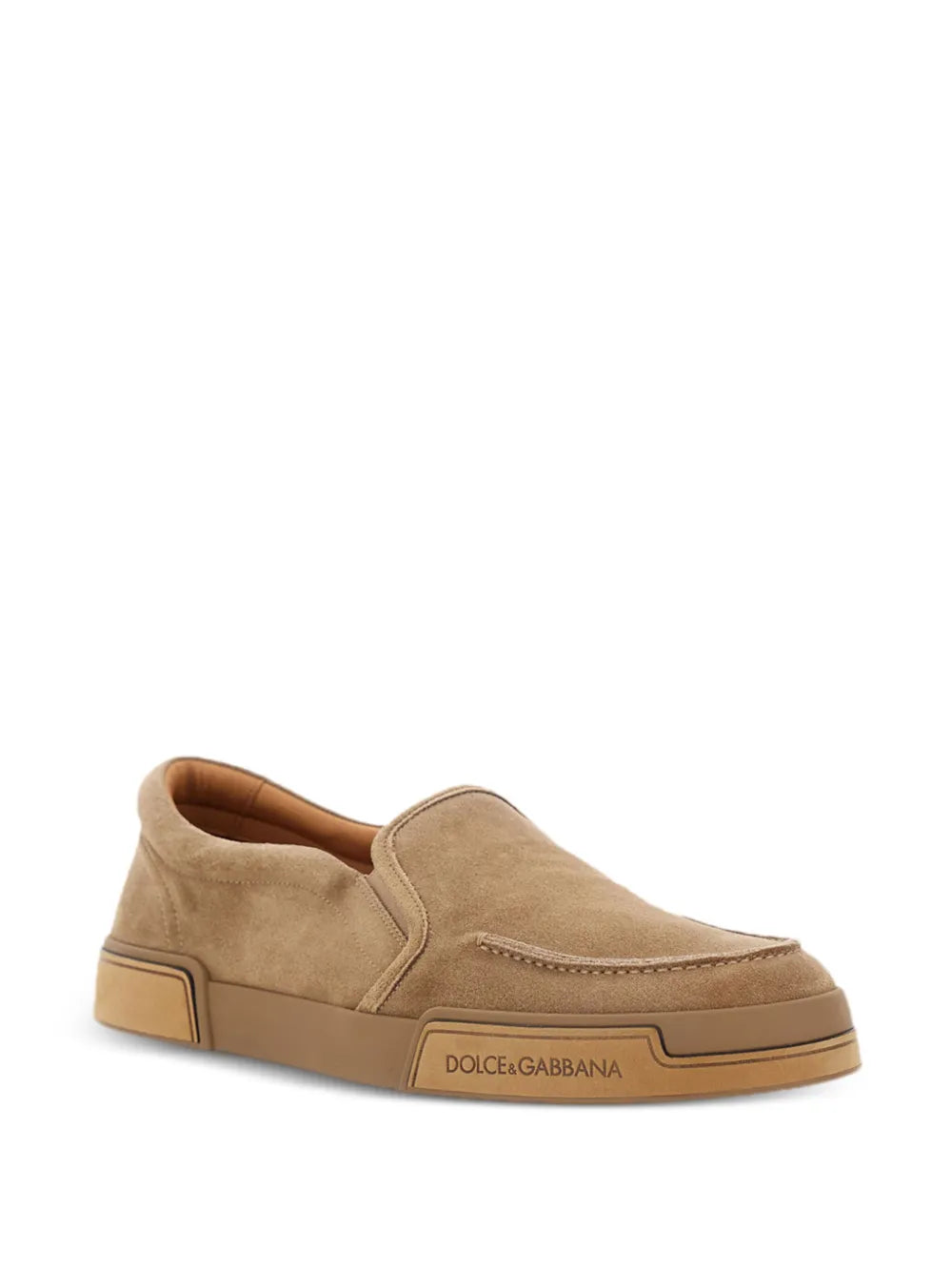 Dolce & Gabbana Portofino Yacht Suede Slip-On Sneakers