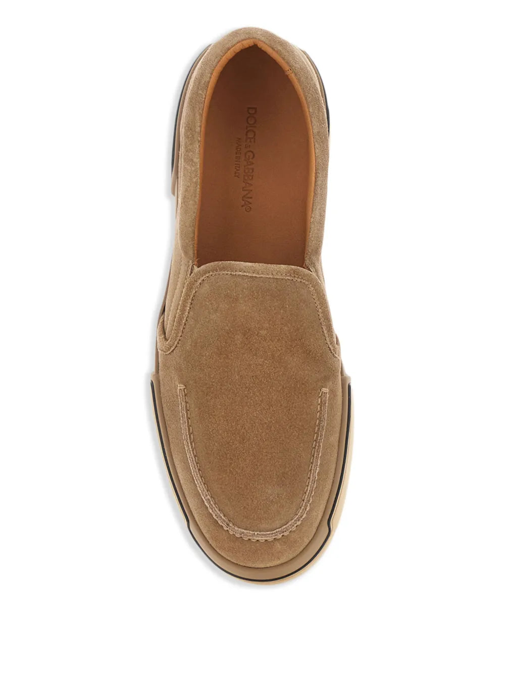 Dolce & Gabbana Portofino Yacht Suede Slip-On Sneakers
