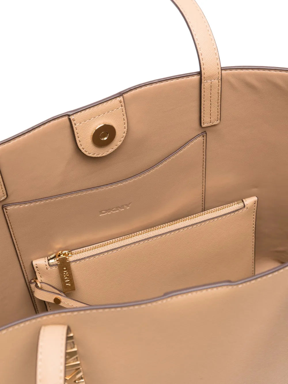 DKNYmedium logo-plaque tote bag