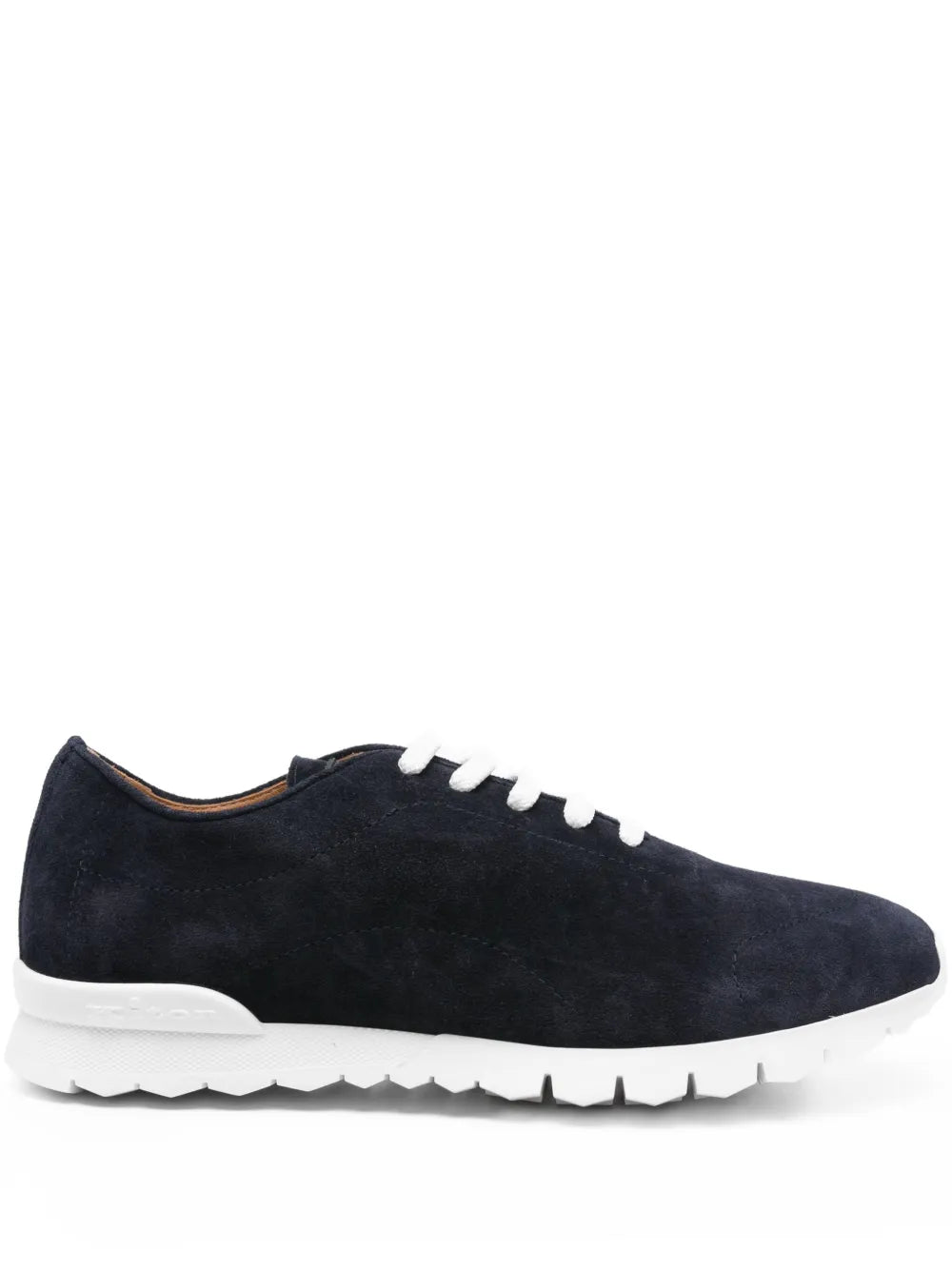 Kiton Lace-Up Suede Sneakers