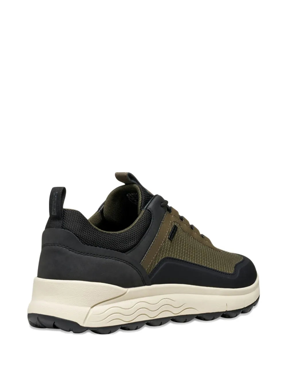 Geox Textured Panelled Low-Top Sneakers