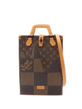 Pre-OwnedLouis Vuitton Pre-Ownedx Nigo 2020 mini Damier Ebe Giant handbag