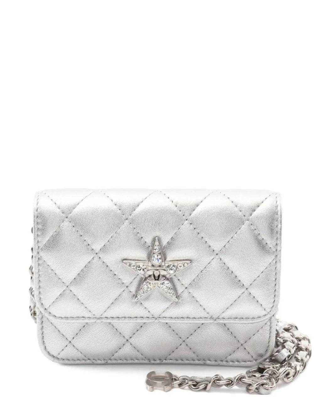 Pre-OwnedCHANEL Pre-Owned2021 matelasse star chain shoulder bag